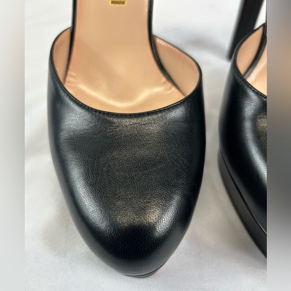 Gucci Embellished leather platform pumps - Picture 3 of 11
